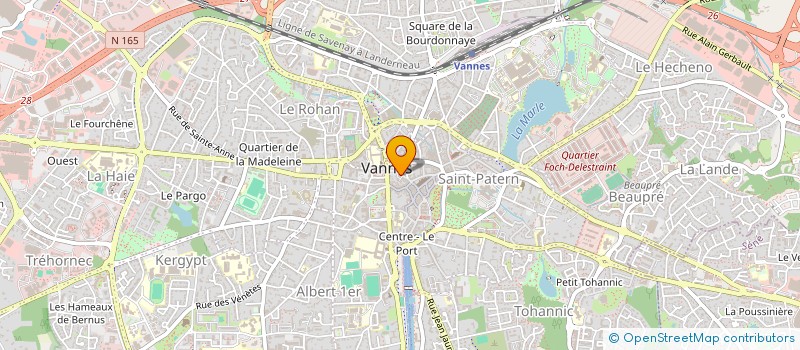 localisation de l'entreprise STANTON-HERVEAU à VANNES