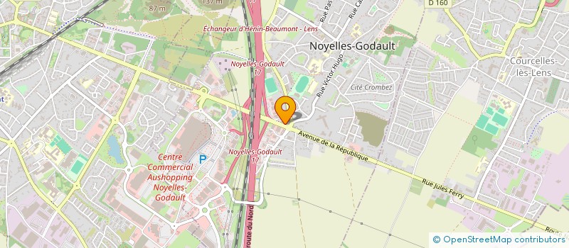 localisation de l'entreprise STANY CARS  NOYELLES-GODAULT