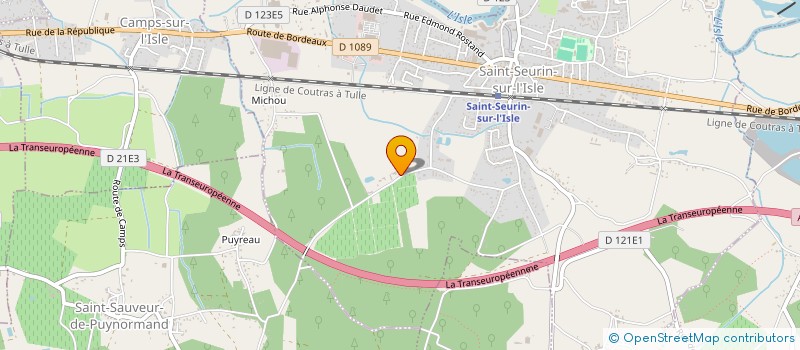 localisation de l'entreprise STANZINGER à SAINT-SEURIN-SUR-L'ISLE