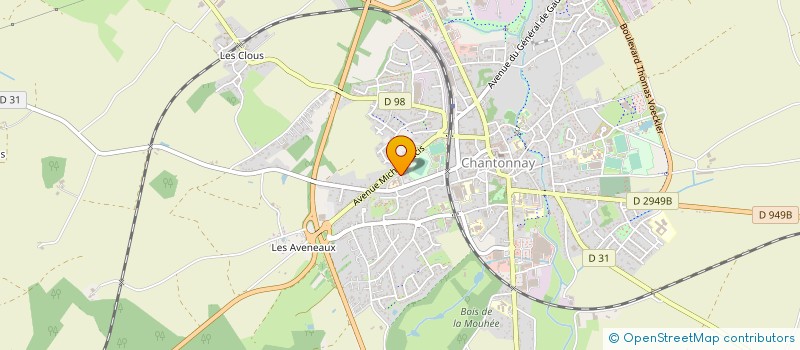 localisation de l'entreprise STAP (SOCIETE DE TRANSPORT ANDRE PAUMIER) à CHANTONNAY