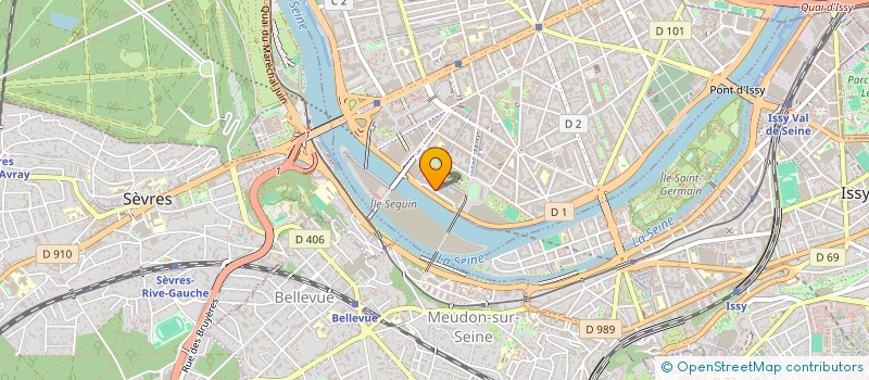 localisation de l'entreprise STAPEDECTOMY  BOULOGNE-BILLANCOURT