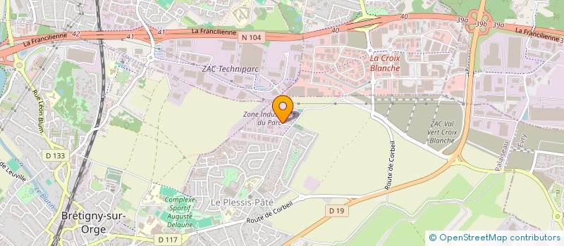 localisation de l'entreprise STAPLES à LE PLESSIS-PATE