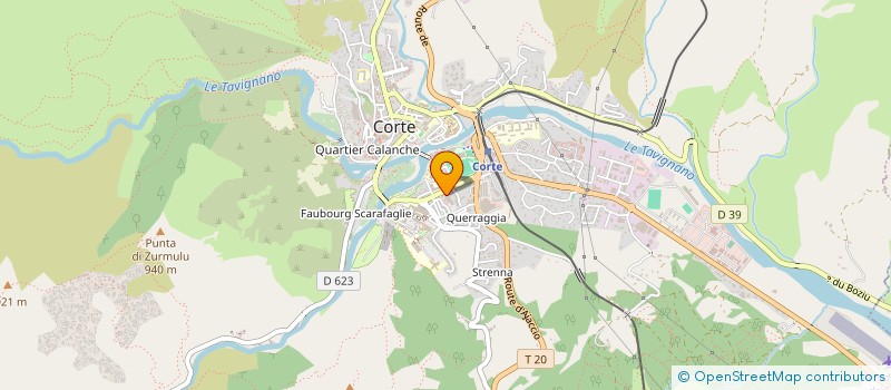 localisation de l'entreprise STAPS CORTI à CORTE