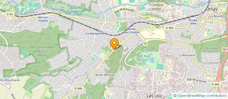 localisation de l'entreprise STAPS ORSAY RUGBY à BURES-SUR-YVETTE