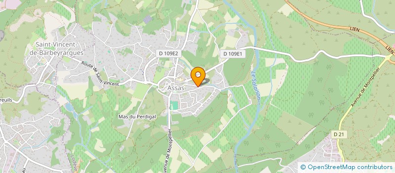 localisation de l'entreprise STAPS SEVEN L1  ASSAS