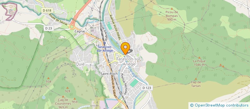 localisation de l'entreprise STAR 09 à TARASCON-SUR-ARIEGE