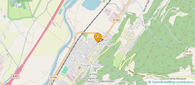 localisation de l'entreprise STAR 13  LE CHAMP-PRES-FROGES