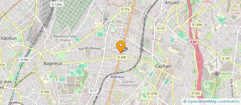localisation de l'entreprise STAR 2 à BAGNEUX