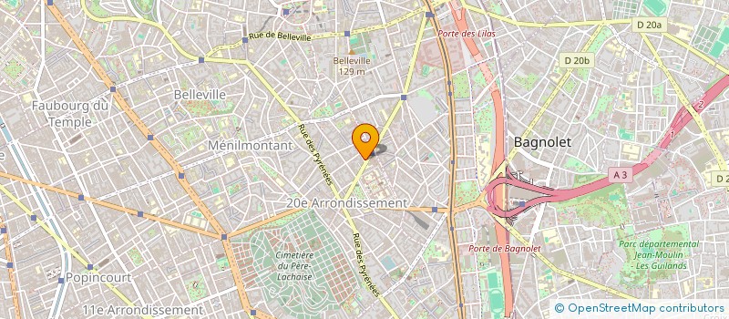 localisation de l'entreprise STAR 2000  PARIS