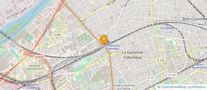 localisation de l'entreprise STAR  LA GARENNE-COLOMBES