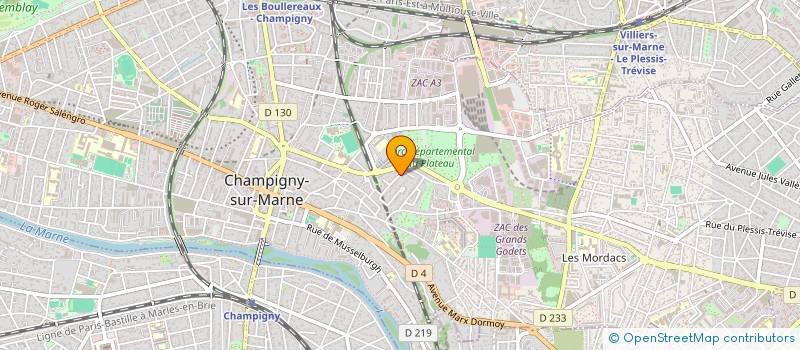 localisation de l'entreprise STAR  CHAMPIGNY-SUR-MARNE