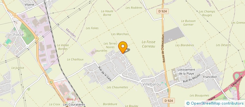 localisation de l'entreprise STAR  VILLEBAROU