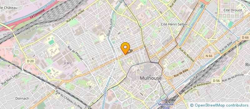 localisation de l'entreprise STAR à MULHOUSE