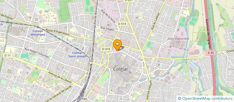 localisation de l'entreprise STAR-68 MARKET  COLMAR