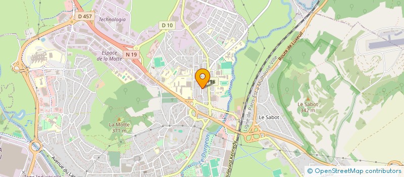 localisation de l'entreprise STAR 70  VESOUL