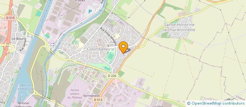 localisation de l'entreprise STAR  COLOMBELLES