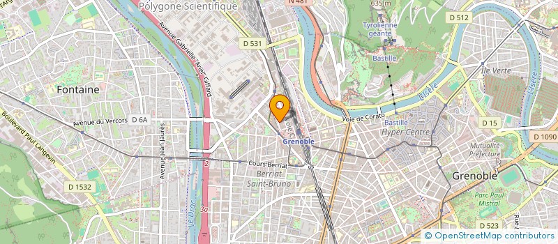 localisation de l'entreprise STAR à GRENOBLE