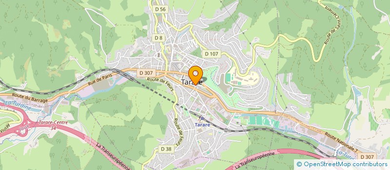 localisation de l'entreprise STAR ALLIANCE  TARARE