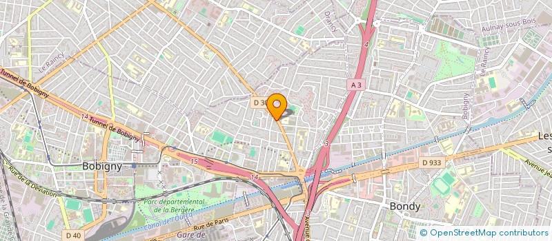 localisation de l'entreprise STAR AMBITION  BOBIGNY