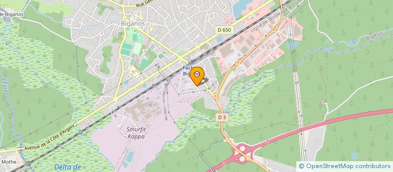 localisation de l'entreprise STAR ANIMATIONS  BIGANOS