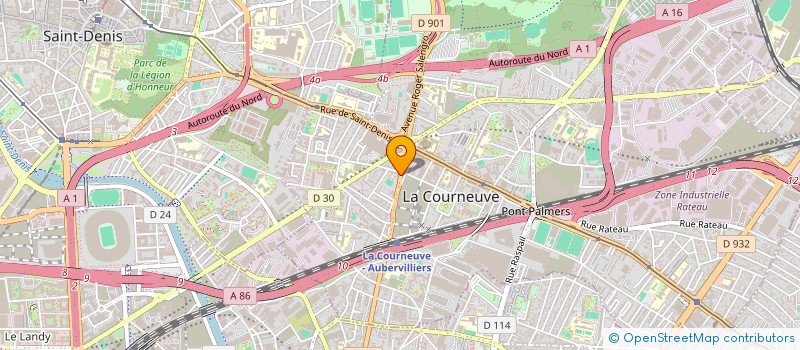 localisation de l'entreprise STAR ATLAS BANI à LA COURNEUVE