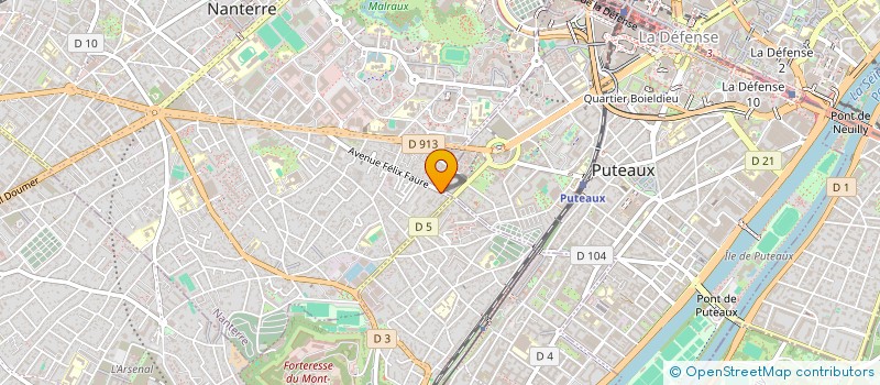 localisation de l'entreprise STAR AUTO à NANTERRE