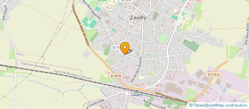 localisation de l'entreprise STAR AUTO à CAUDRY