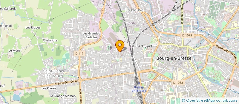 localisation de l'entreprise STAR AUTO à BOURG-EN-BRESSE