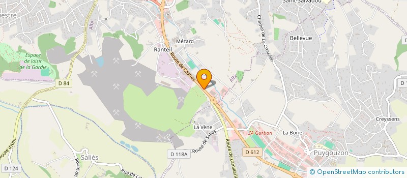 localisation de l'entreprise STAR AUTO 81 à ALBI