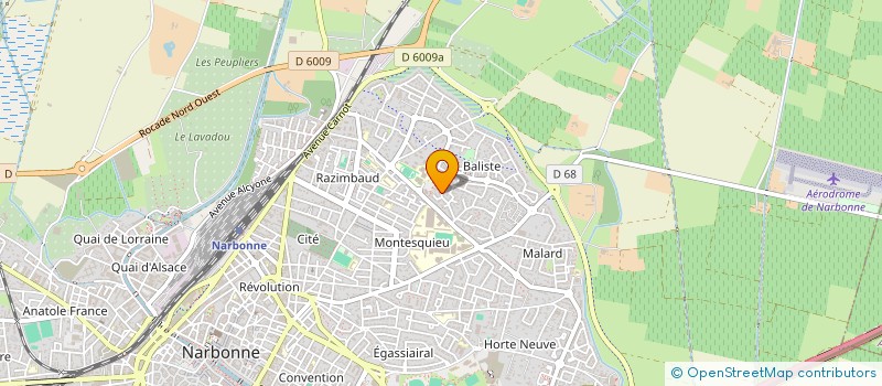 localisation de l'entreprise STAR BANH MI  NARBONNE