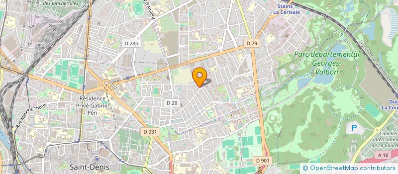 localisation de l'entreprise STAR BAT à STAINS