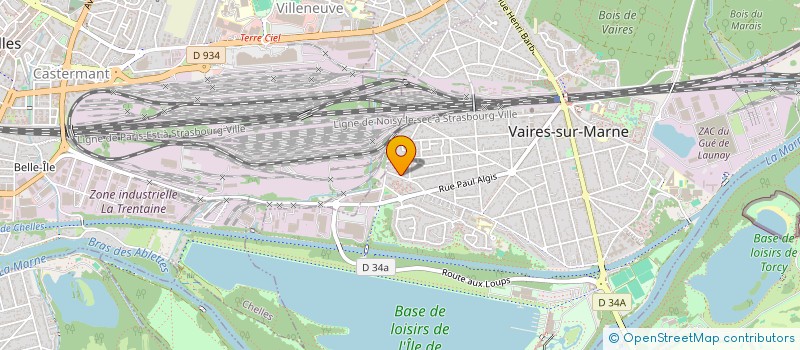 localisation de l'entreprise STAR BAT  VAIRES-SUR-MARNE