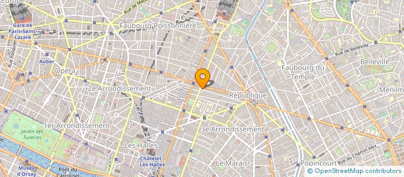 localisation de l'entreprise STAR BATIMENT à PARIS