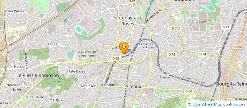 localisation de l'entreprise STAR BERLINE à FONTENAY-AUX-ROSES