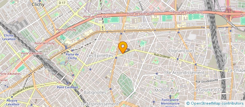 localisation de l'entreprise STAR BIKE à PARIS