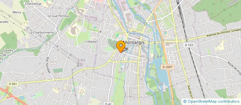 localisation de l'entreprise STAR BTP à MONTARGIS