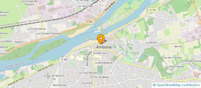 localisation de l'entreprise STAR BURGER  AMBOISE