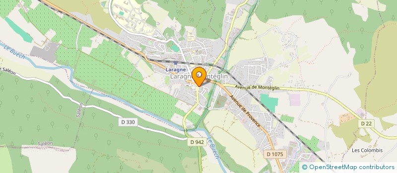 localisation de l'entreprise STAR BUSINESS  LARAGNE-MONTEGLIN