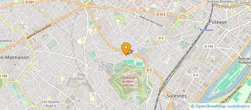 localisation de l'entreprise STAR-CAB à NANTERRE