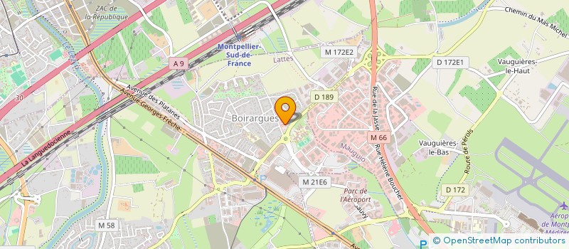 localisation de l'entreprise STAR CANIN INTERNATIONAL à LATTES