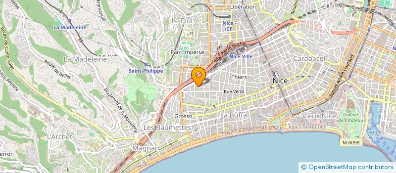 localisation de l'entreprise STAR CARS 06 à NICE