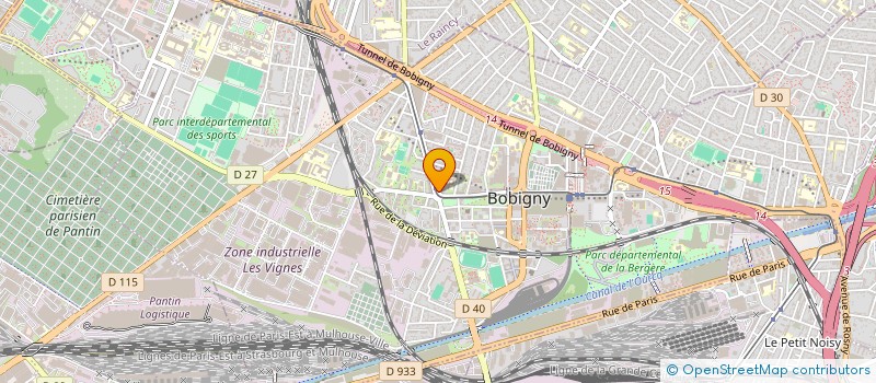 localisation de l'entreprise STAR CLEAN  BOBIGNY