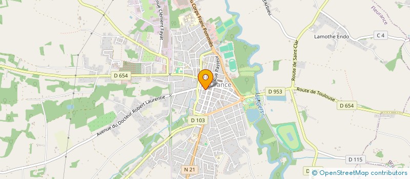 localisation de l'entreprise STAR CLEAN NETTOYAGE  FLEURANCE