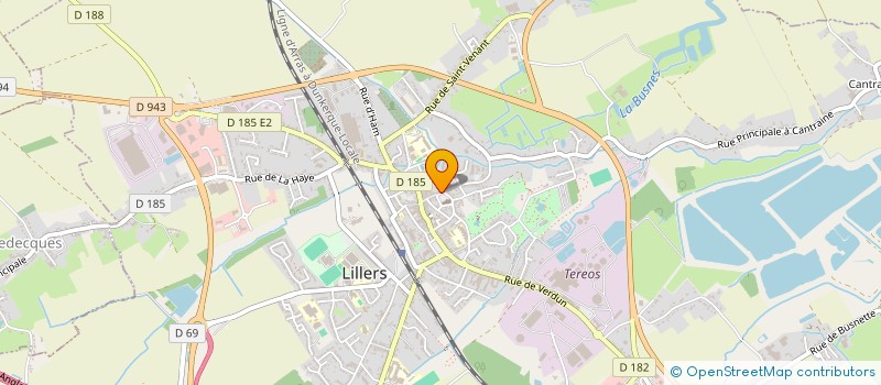 localisation de l'entreprise STAR COIFF LILLERS  LILLERS