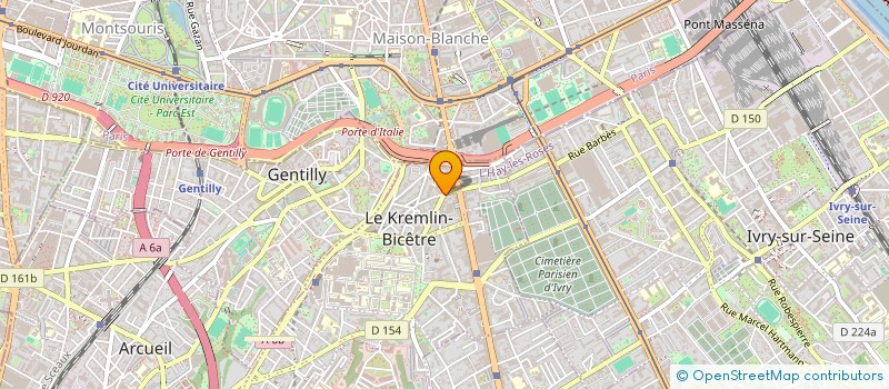 localisation de l'entreprise STAR COIFFURE  LE KREMLIN-BICETRE