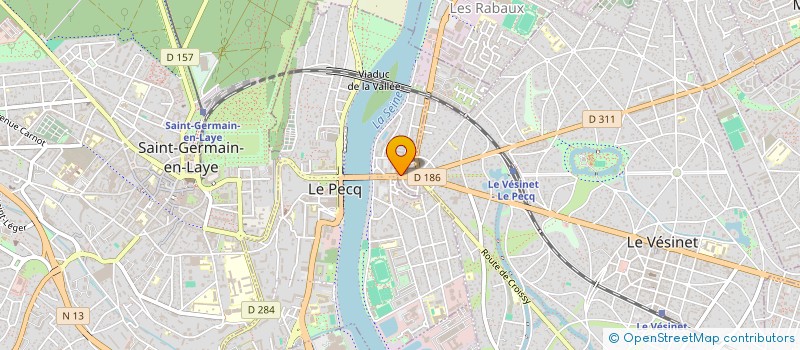 localisation de l'entreprise STAR CONCEPT CUISINES à LE VESINET