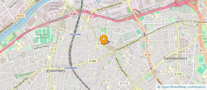 localisation de l'entreprise STAR CONNECTING à COLOMBES