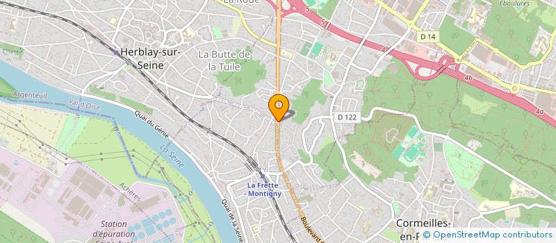 localisation de l'entreprise STAR CYCLES à MONTIGNY-LES-CORMEILLES