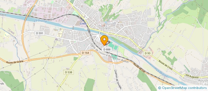 localisation de l'entreprise STAR DANC'SING à CREST