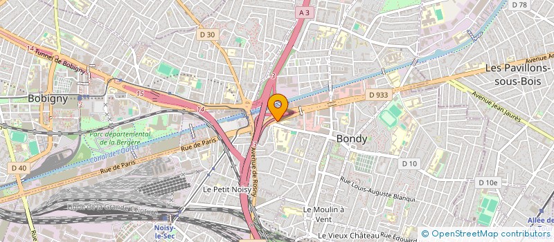 localisation de l'entreprise STAR DEPANNAGE à BONDY